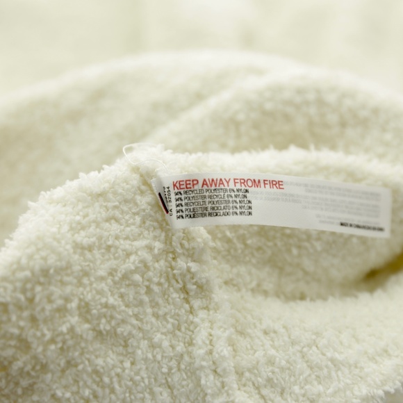 Anthropologie Daily Practice Ivory Fuzzy Teddy Bear Sweater Jogger Set Womens M - Picture 16 of 16